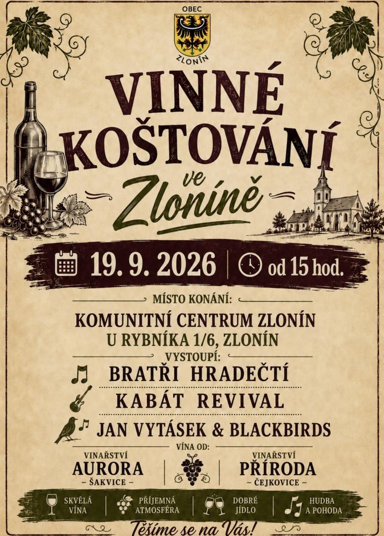 Vinné Koštování ve Zloníně